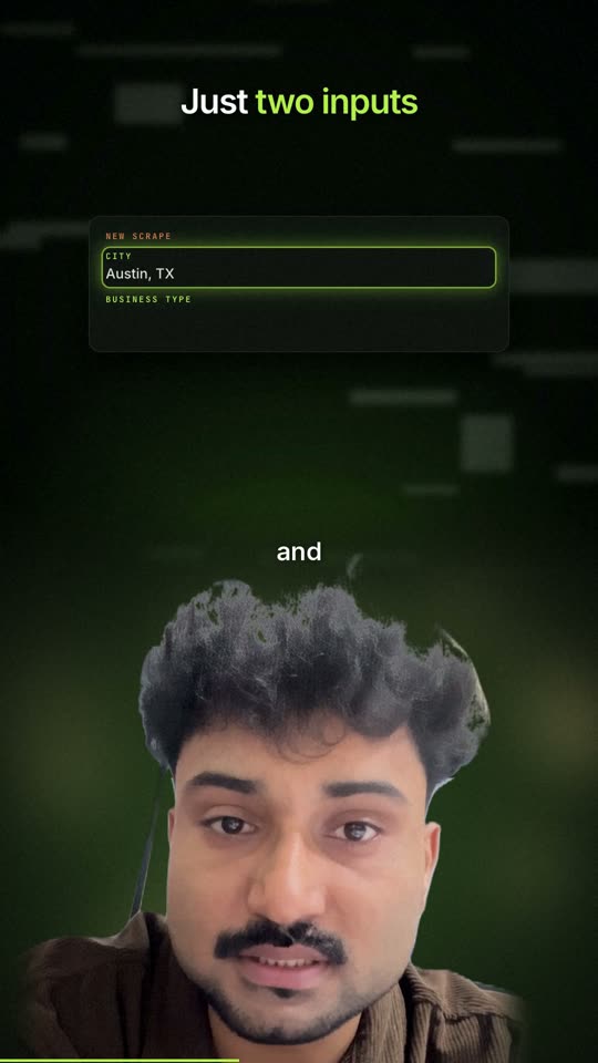 Demo on top, host below